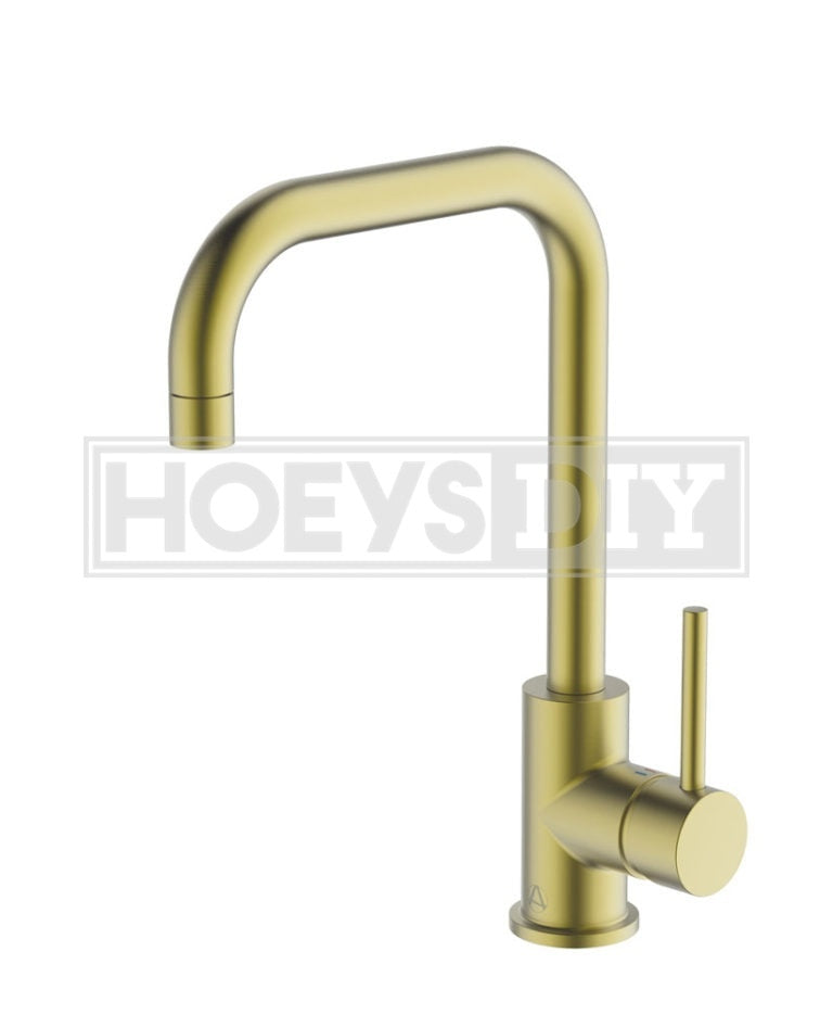 AQUALLA COVE KITCHEN MIXER TAP - BRUSHED GOLD