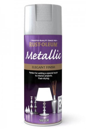 Rust-Oleum Elegant Finish 400ml Metallic Silver