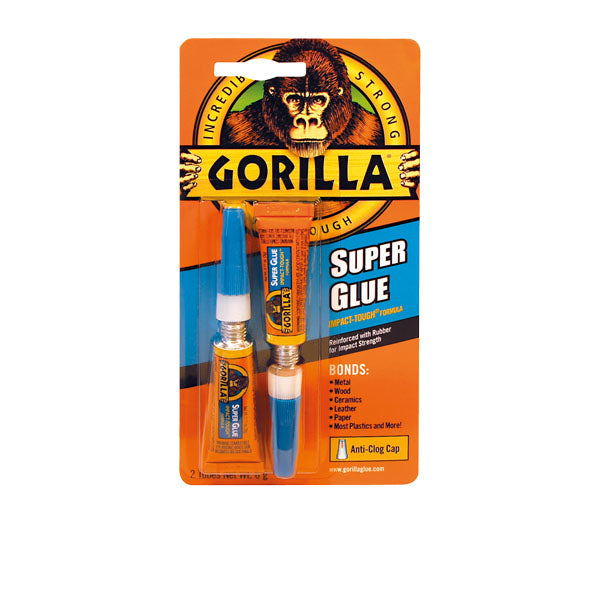 GORILLA SUPER GLUE 3GRM TWIN PACK