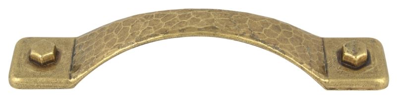 Handle 47 Hammered Bronze D Handle