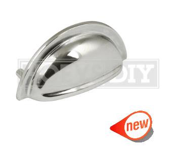 CUP HANDLE POLISHED CHROME 76MM CC