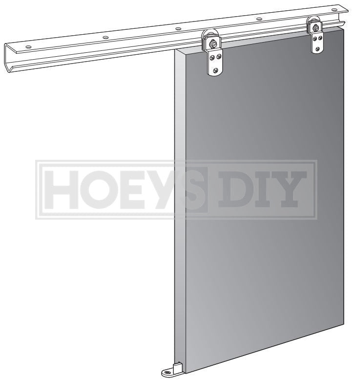 K30 PRE PACKED 2 METRE SLIDING DOOR TRACK