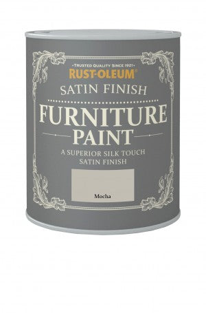 Rust-Oleum Satin Finish Furniture Paint - Mocha 750ml