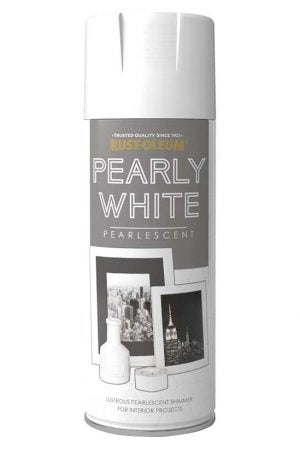 Rust-Oleum Pearly White Metallic Spray 400ml