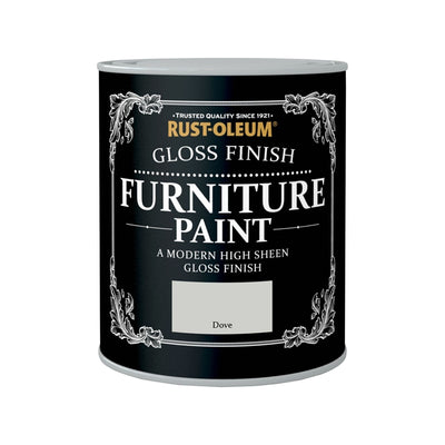 Rustoleum Gloss Finish Furniture Paint - Dove 750ml