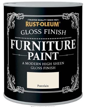 Rustoleum Gloss Finish Furniture Paint - Porcelain 750ml