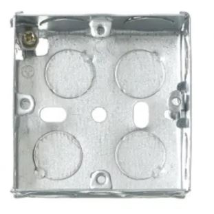 SASTA 1 GANG METAL SOCKET BOX