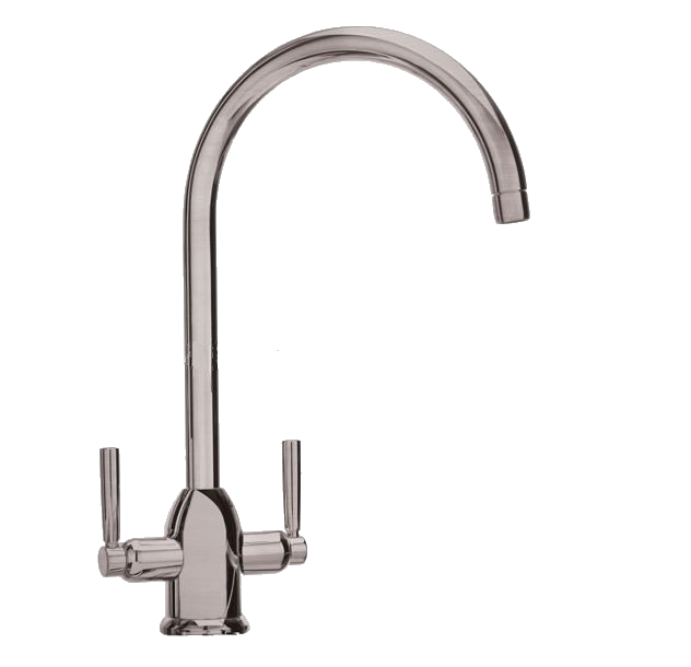 San Marco Cedar Brushed Nickel Kitchen Tap