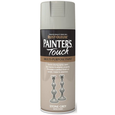 Rust-Oleum Painter's Touch Stone Grey Satin 400ml