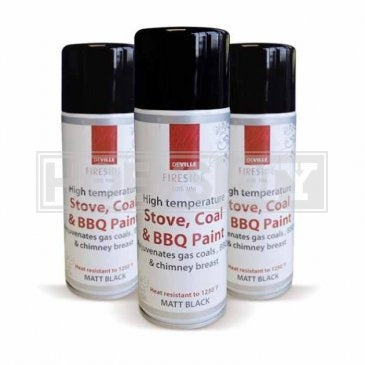 DeVielle Stove & Coal Paint Aerosol 400ml