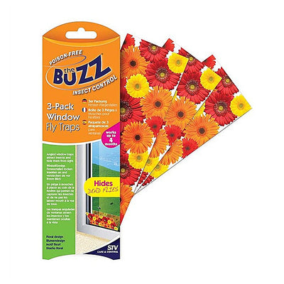 STV The Buzz Window Fly Trap Pack Of 3 STV012