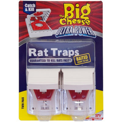 STV Big Cheese STV149 Ultra Power Rat Traps (Twin Pack)