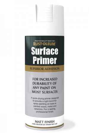 Rust-Oleum Surface Primer Superior Adhesion 400ml White Matt