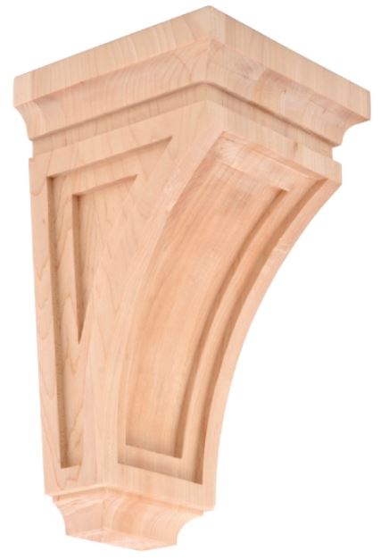 Tulip Wood Corbel Modern Style