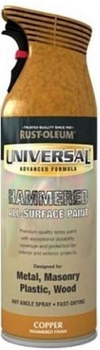 Rust-Oleum Universal Hammered All Surface Paint - Copper 400ml