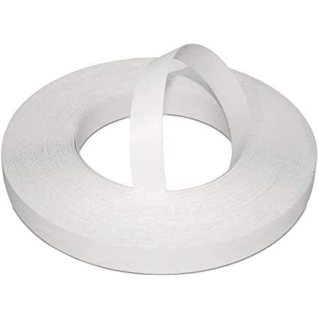 WHITE GLOSS MELAMINE EDGING - .4MM X 22MM X 50M IRON ON