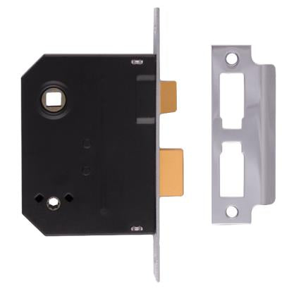 Union 2294 -  Mortice Bathroom Lock Polished Brass (3" Case)