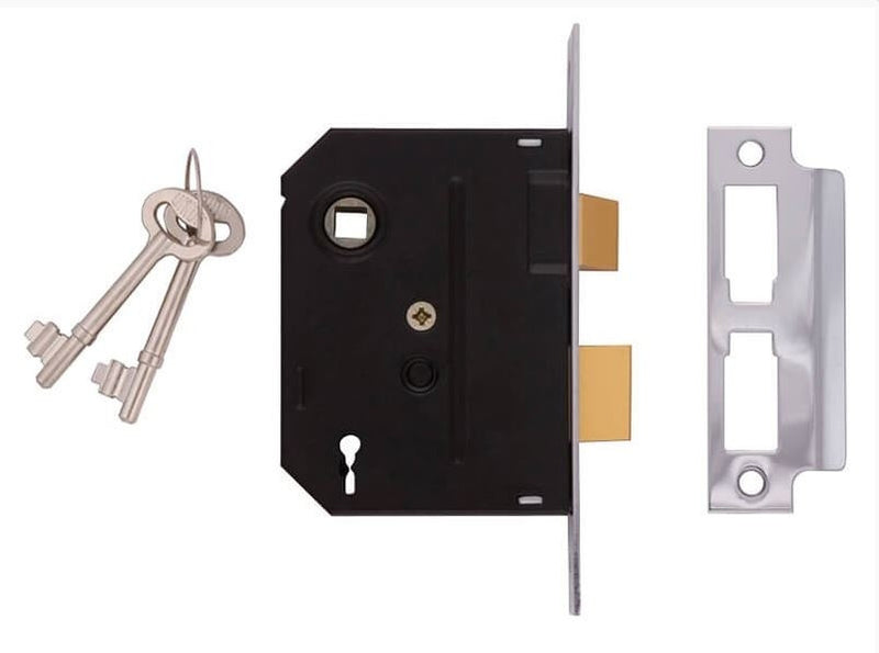 Union 2295 - 2 Lever Mortice Lock Polished Brass